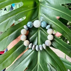 Clarity & Grounding Bracelet | Fluorite, Jasper, Agate, Labradorite